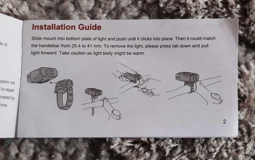 Luz dianteira para bicicleta Xeccon Link Duo recarregável