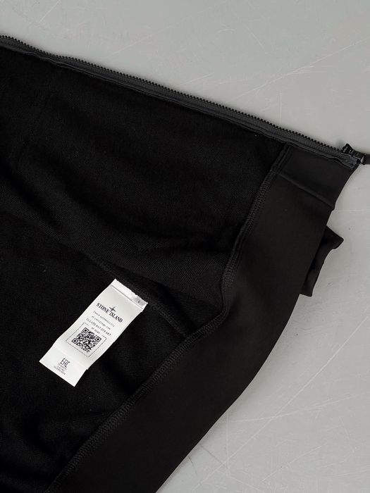 БЕЗ ПЕРЕДОПЛАТИ: Зіп худі Stone Island чорний