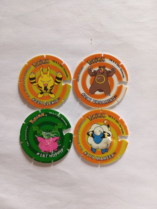 Tazos Pokémon originais