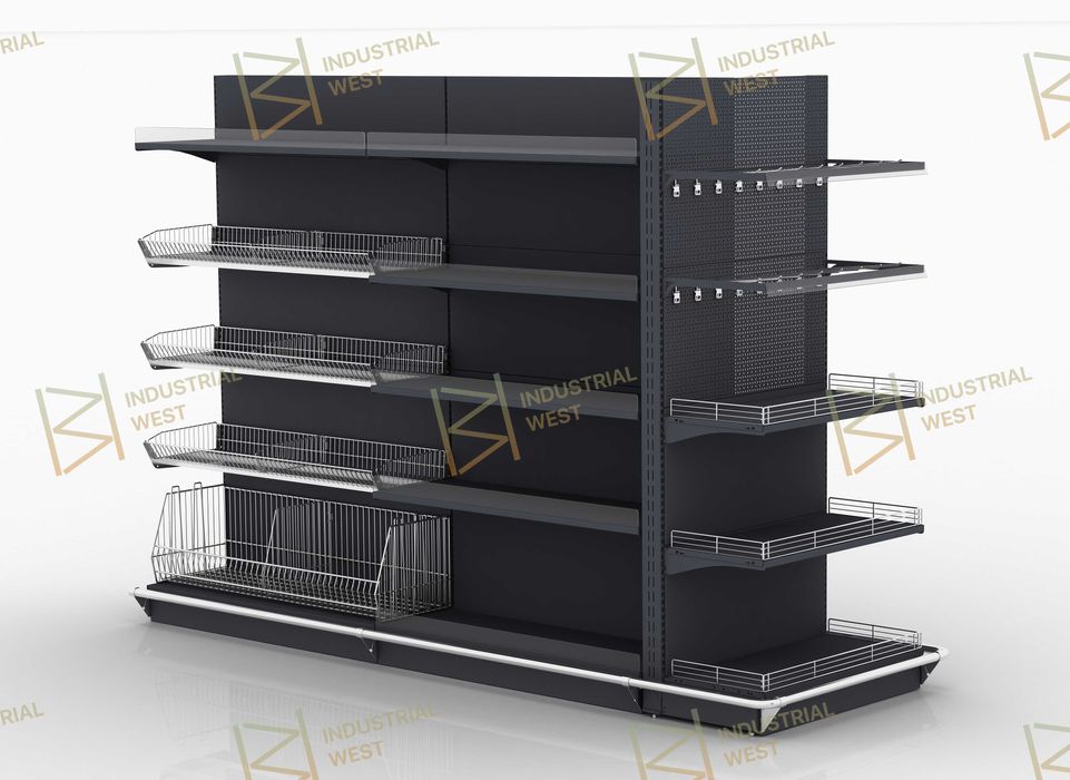 Стелажі для магазину, торгове обладнання, прилавки, полиці в магазин