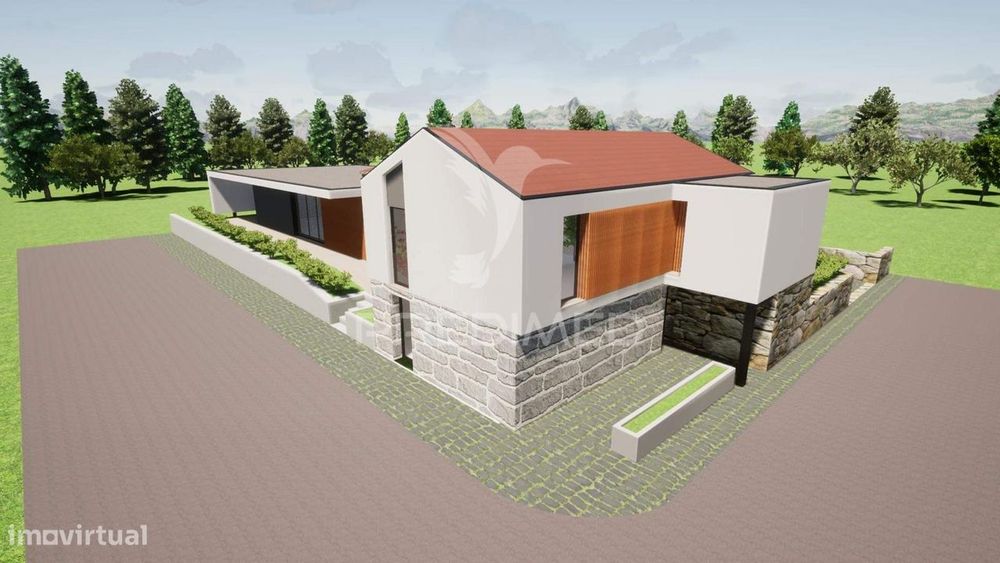 Moradia T4 com projeto aprovado na câmara municipal de Fafe, bem lo...