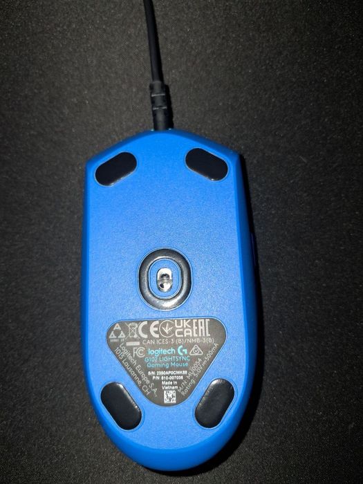 Мишка logitech G102 синя
