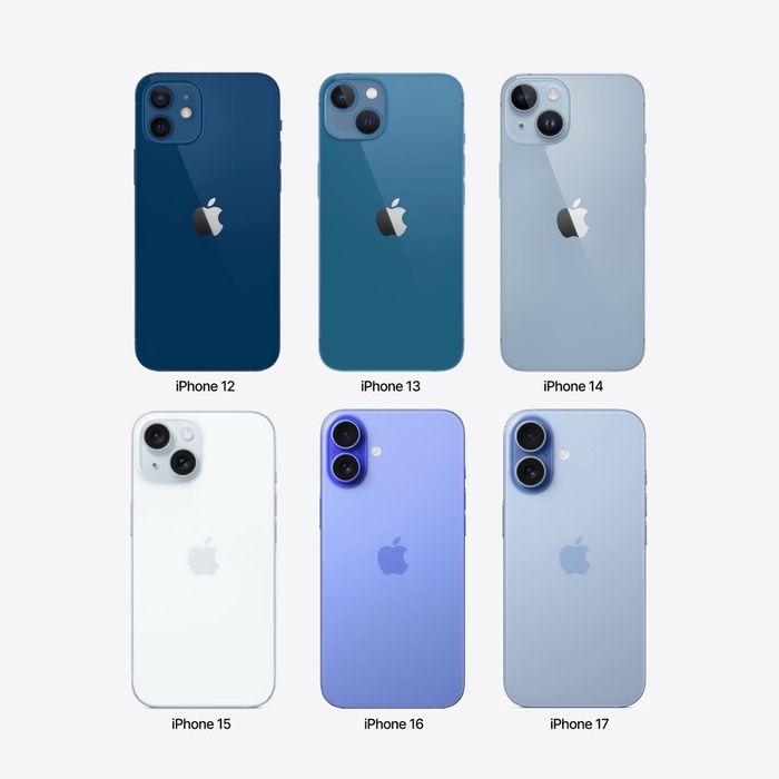 Apple iPhone 12,13,14,15,16,17