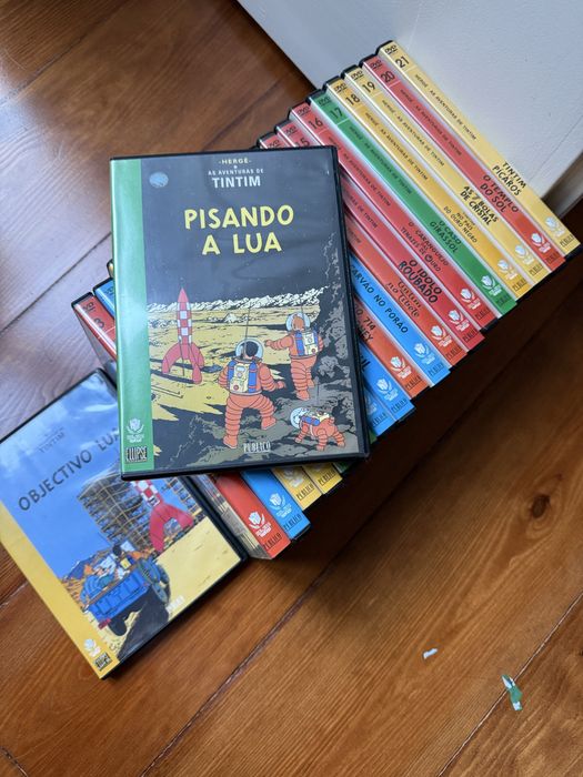 Colecao de DVD do Tintim