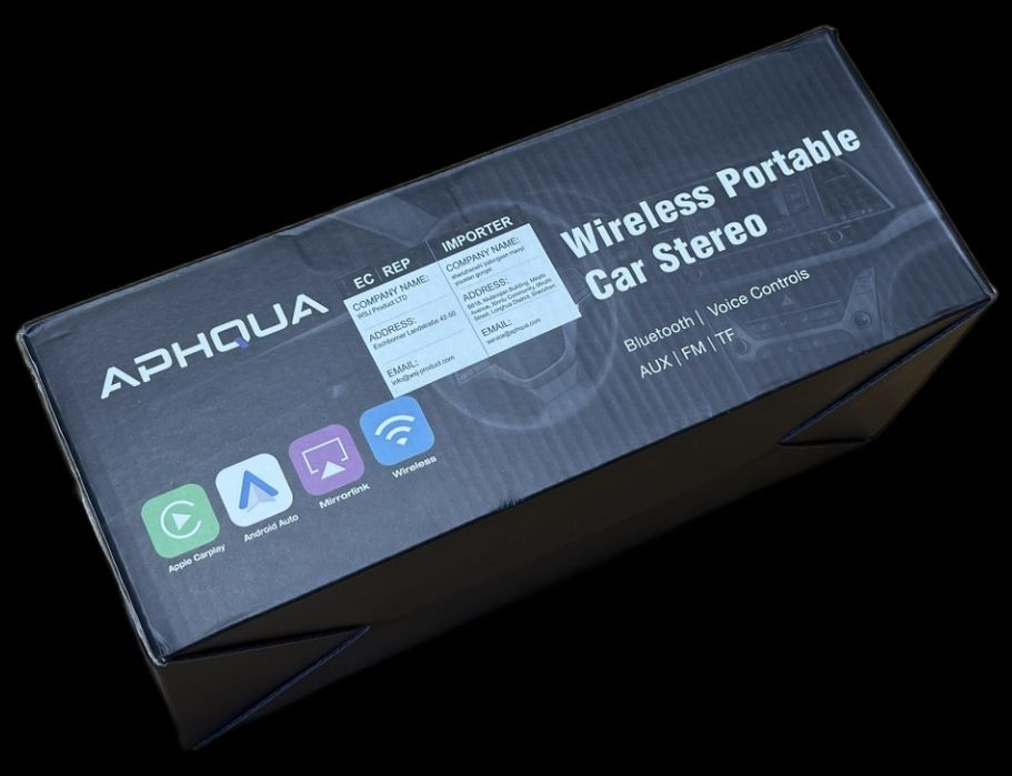 Автомагнітола CarPlay 26×10 см з Bluetooth для iPhone та Android, Andr