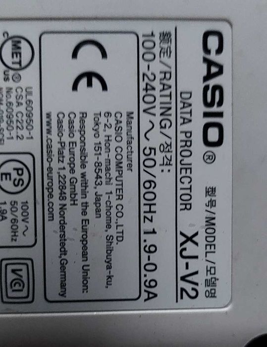 Casio XJ-V2 - Used64169643026818121