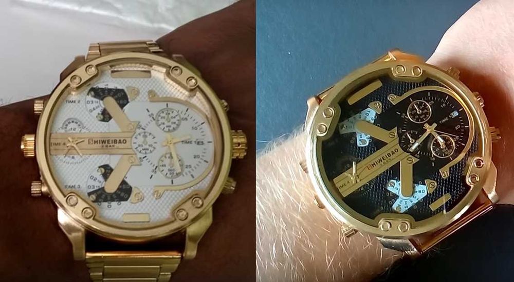 Zegarek SHIWEIBAO DIESEL tarcza 5,7CM na bransolecie