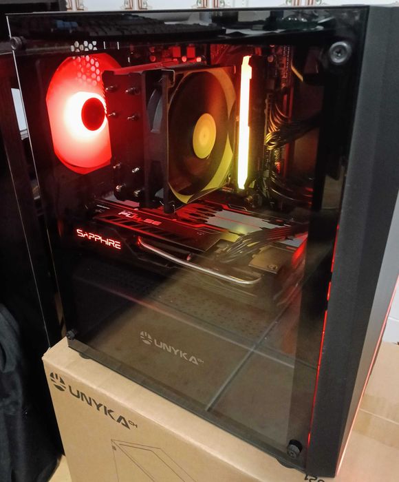 PC Gaming RGB, Ryzen 5 5500, RX 5600 XT, Nvme 1Tb, 16Gb DDR4