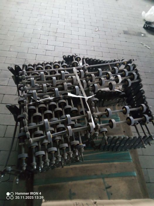 Konstrukcja elementy podajnik roleczkowy skrętny