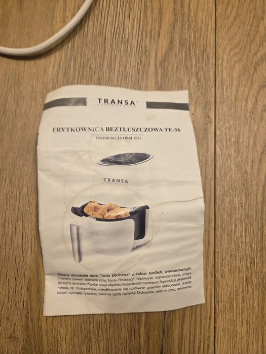 Frytkownica beztluszczowa transa te-36