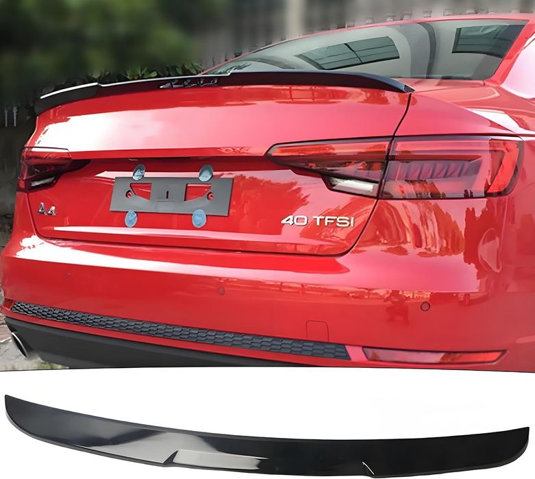 Спойлер Чорний глянець V3 для Audi A4 B9 2015-2019