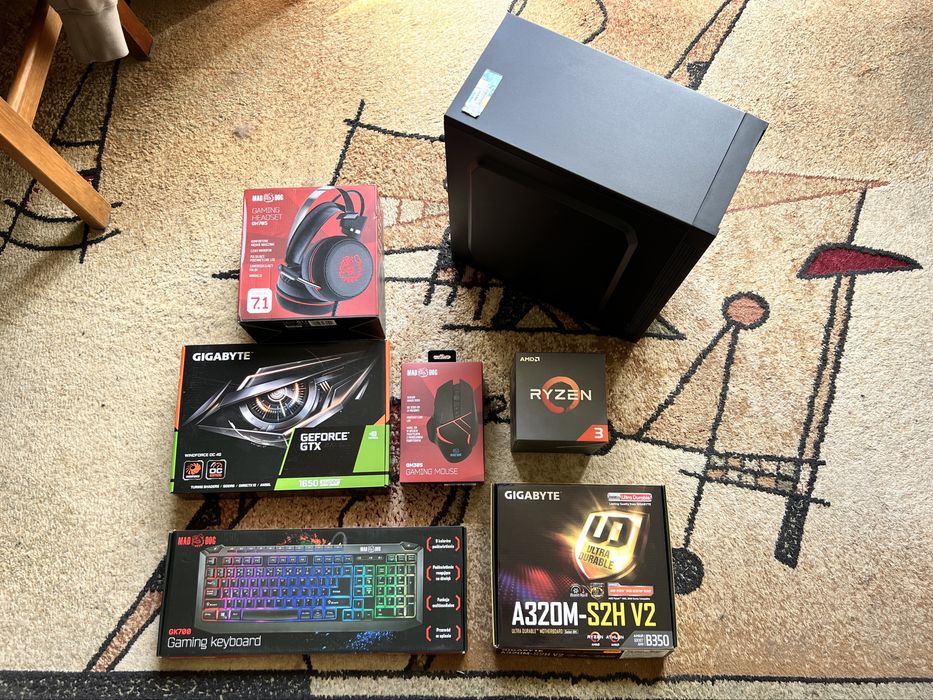 Komputer stacjonarny, gamingowy PC GTX 1650 SUPER SSD 500GB WIN 11