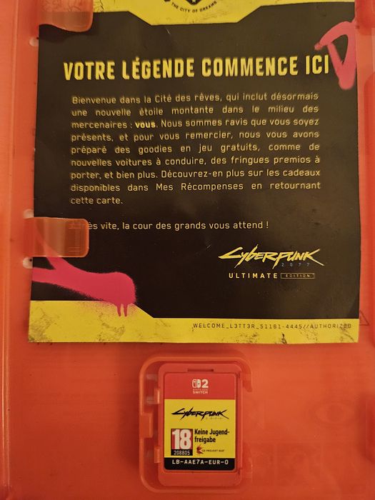 Jogo cyberpunk 2077 nintendo switch 2