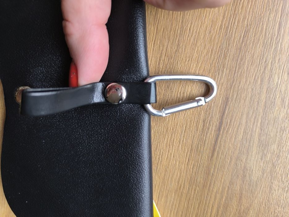 Nowe etui eko skóra sowa na okulary karabińczyk zapięcie do paska