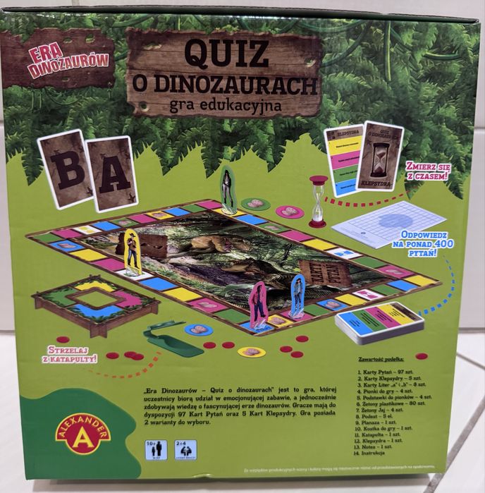 Quiz o dinozaurach - gra edukacyjna - Alexander