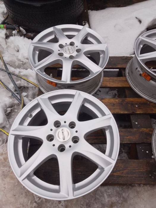 Диски Енцо R16/5×105/6.5J/ET-41/DIA 56.6mm;гарний комплект,з Німеччини