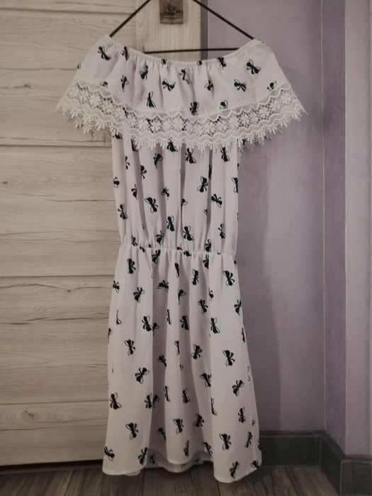 Letnia sukienka na ramiona, hiszpanka