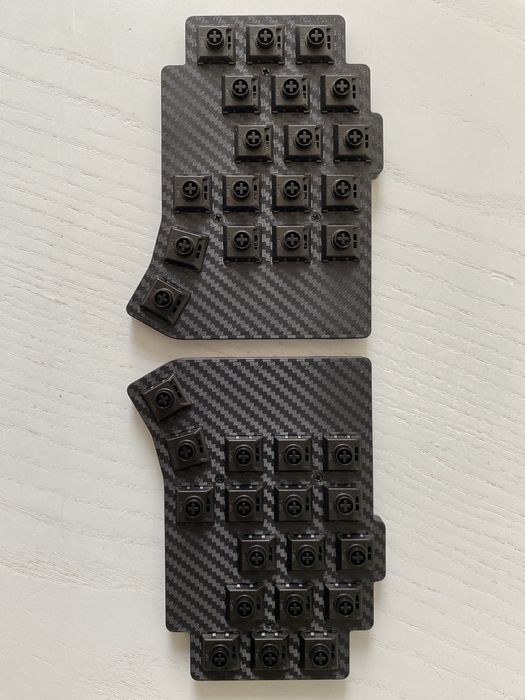 Ергономічна спліт клавіатура Flake 2 в 1 (choc+mx), підтримка Miryoku