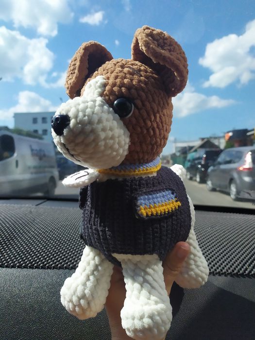 В'язаний пес Патрон) Чудовий подарунок для малюків.