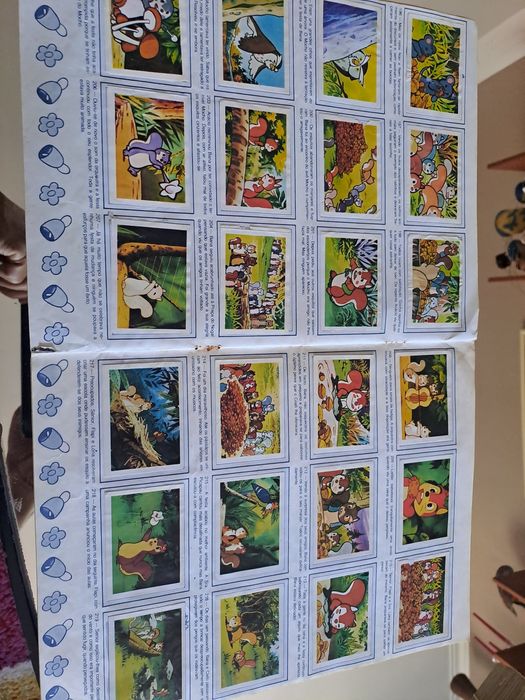 Bana e Flapi caderneta cromos