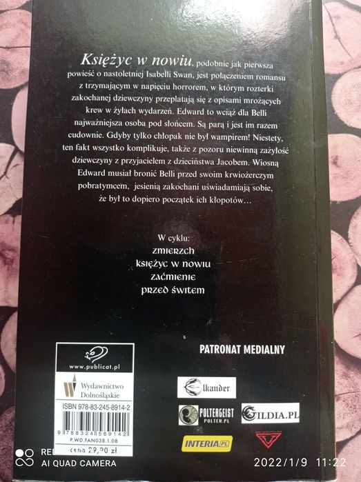 Książka "Księżyc w Nowiu"