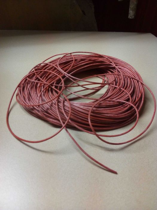 Нагревательный карбоновый кабель  в силиконовой изоляции