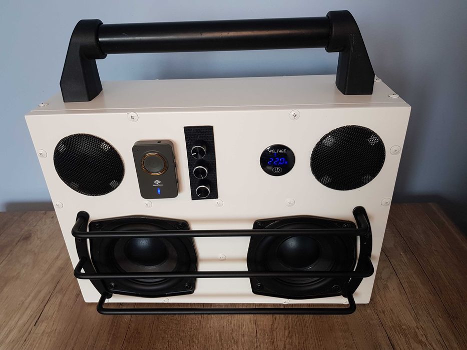 Boombox głośnik 120W RMS / Custom / Old school / bluetooth / surround