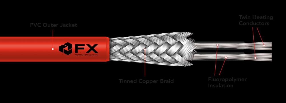 Нагревательный кабель Felix электрическ теплый пол с Wi-Fi управлением