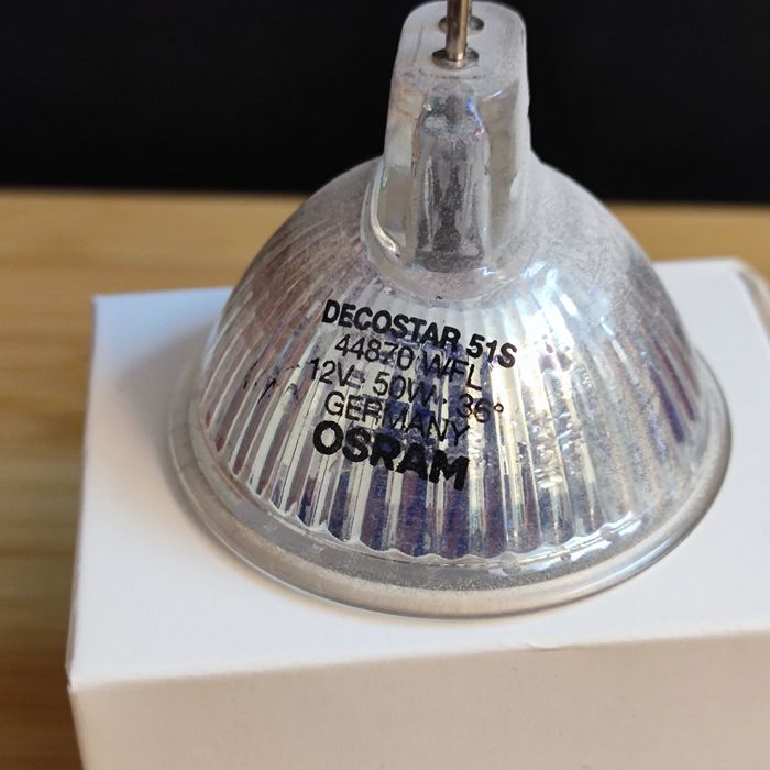 Lote de Lâmpadas OSRAM 50W 12V MR16 GU5.3