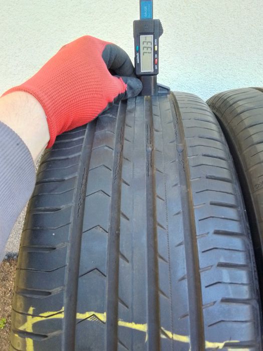 Opony letnie Continental 205/55R17, rant, bieżnik 7mm.