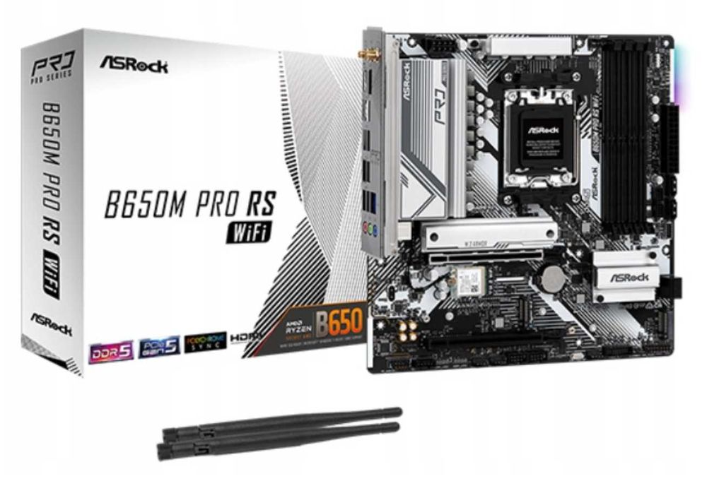 Płyta główna ASRock B650M PRO RS WIFI box gwarancja nr. 406040