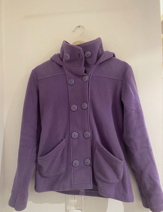 Casaco quente roxo