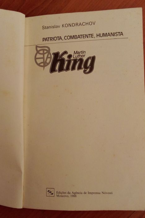 Livro "Martin Luther King"  de Stanislav Kondrachov