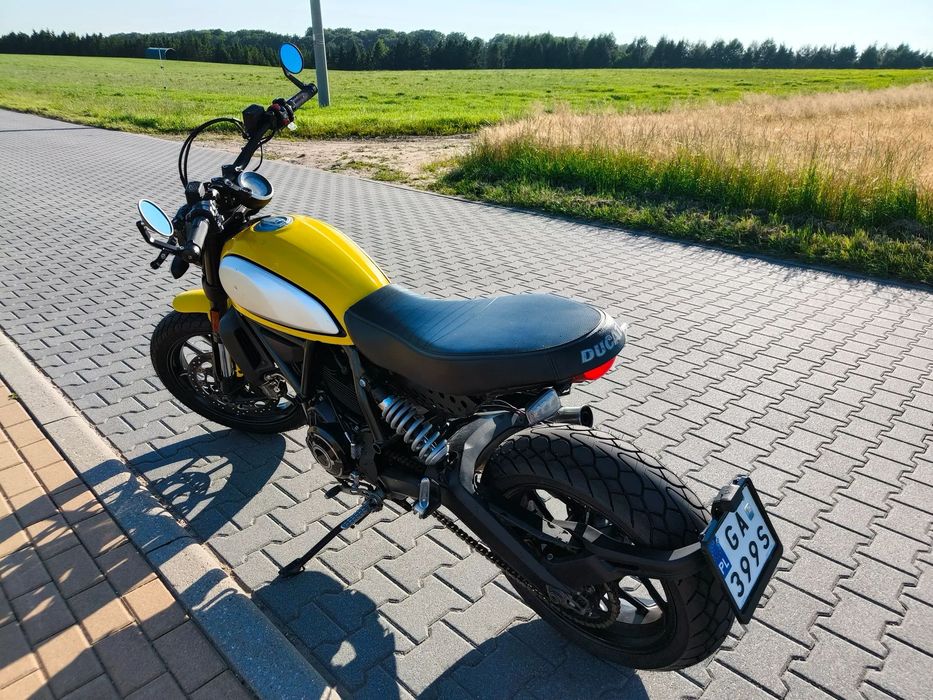 Ducati Scrambler Wersja Icon, bezwypadkowy, po pełnym serwisie, polski salon, FV 23%