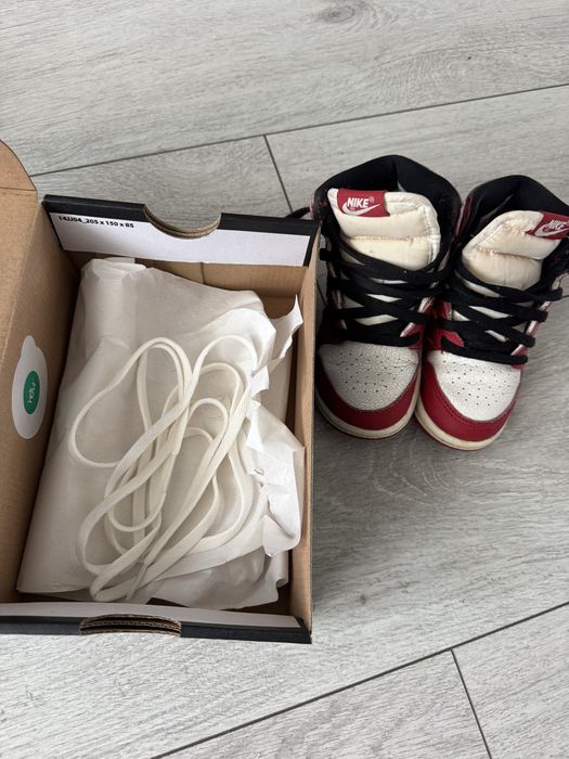 Jordan 1 Chicago lost and found EU 25