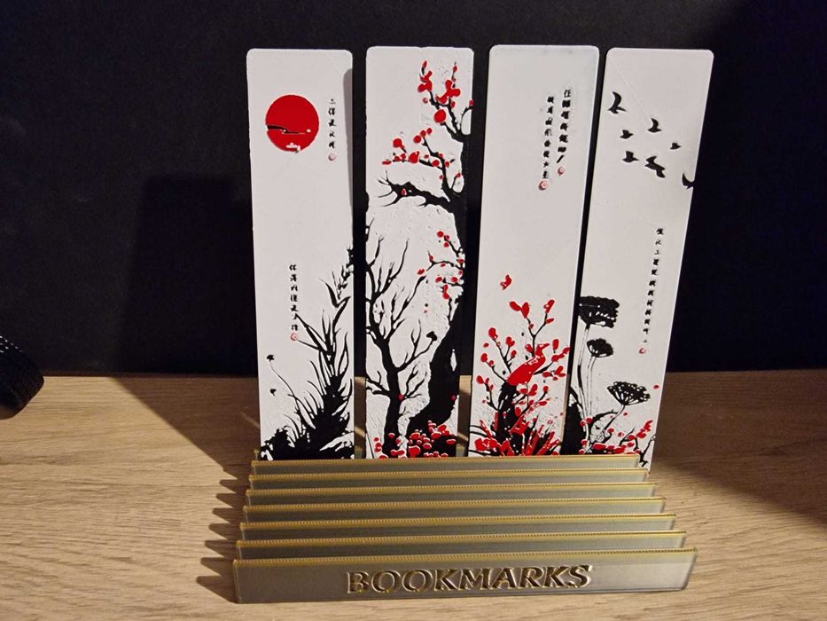 Marcadores de livros imprimido 3d