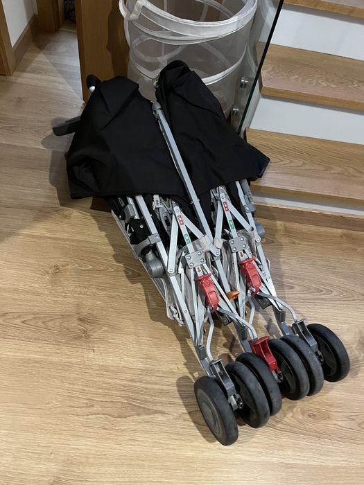 Carrinho bebe duplo gémeos