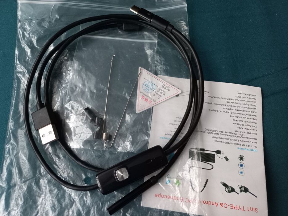 Міні відеокамера до андроіда USB-ендоскоп