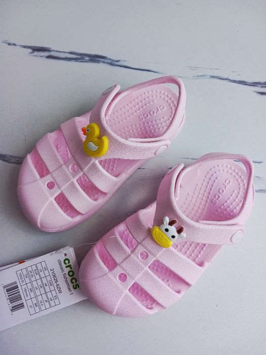 C8(24-25) ,C9(25-26) С10(26-27)   Босоніжки, сандалі CROCS з  Джибітсами