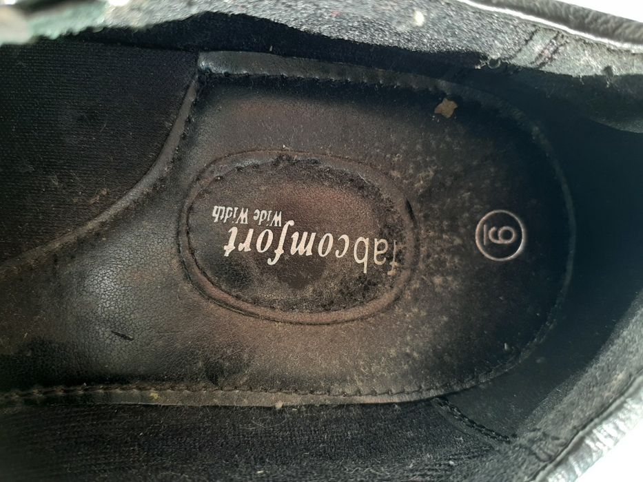 pantofle universalne, czarne, szerokie fab comfort