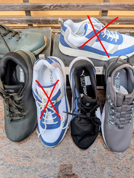 Кросівки puma, spyder,hi-tec з Європи