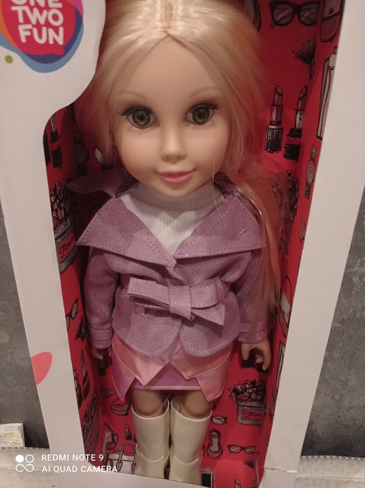 Nowa lalka One Two Fun Modna lalka 46cm
