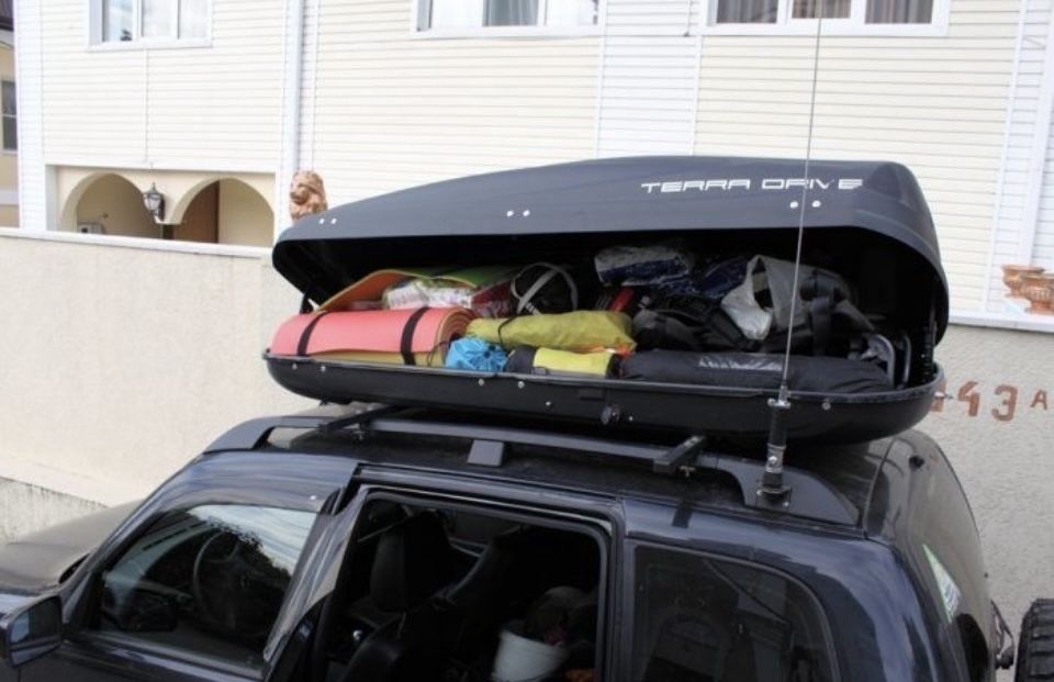 Автобокс на крышу авто, багажник на дах Terra Drive Thule Pacific 780