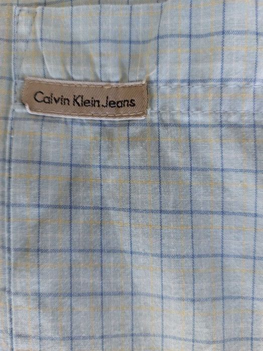 Camisa Manga Curta Calvin Klein Jeans | Vintage EUA | Tam. M | 100% Algodão