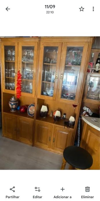 Móvel bar cerejeira