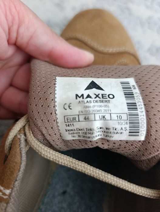 кросівки захисні робочі тактичні Maxeo койот