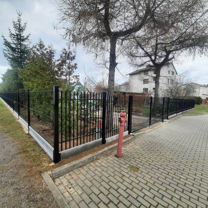 Ogrodzenia panelowe. Bramy | Slupki | Panele | Montaz