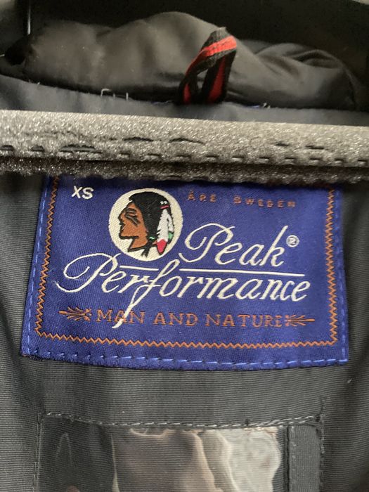 Bardzo ciepla zimowa kurtka PEAK PERFORMANCE parka GORE-TEX r.XS (S-M)