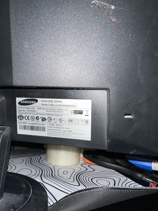 Монітор Samsung Syncmaster 920nw 19"