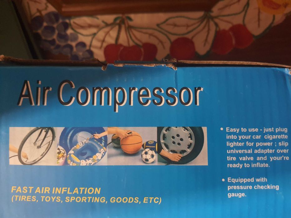 Насос ручний та компресор для авто